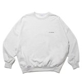 COOTIE PRODUCTIONS/Open End Yarn Plain Sweat Crew（Oatmeal）［スウェットクルー-24秋冬］