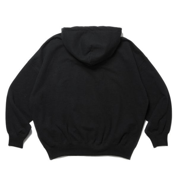 画像2: COOTIE PRODUCTIONS/Open End Yarn Plain Sweat Hoodie（Black）［スウェットフーディー-24秋冬］