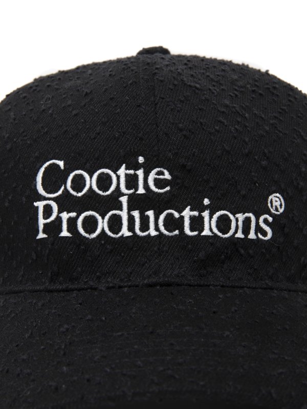 画像4: COOTIE PRODUCTIONS/Needle Punch Twill 6 Panel Cap（Black）［ニードルパンチツイル6パネルキャップ-24秋冬］