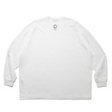 COOTIE PRODUCTIONS/Oversized L/S Tee（White）［オーバーサイズ長袖T-24秋冬］