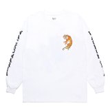 WACKO MARIA/TIM LEHI / LONG SLEEVE T-SHIRT（WHITE）［プリント長袖T-24秋冬］