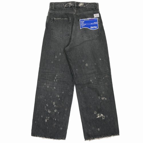 他の写真2: DAIRIKU/Super Damage Wide Denim Pants（Black）［スーパーダメージワイドデニムパンツ-24秋冬］