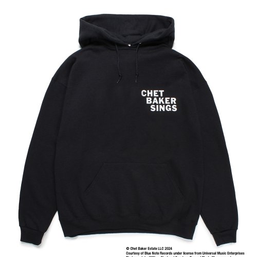 他の写真1: WACKO MARIA/CHET BAKER / HOODED SWEAT SHIRT（BLACK）［プルオーバーパーカー-24秋冬］