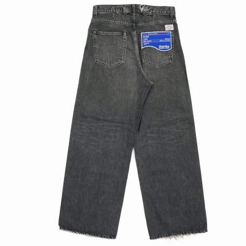 他の写真2: DAIRIKU/"Wide" Vintage Denim Pants（Black）［"ワイド"ヴィンテージデニムパンツ-24秋冬］