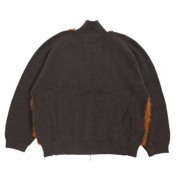 画像2: DAIRIKU/"Bear" Drivers Knit（Brown）［ドライバーズニット-24秋冬］