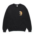 画像1: WACKO MARIA/TIM LEHI / SWEAT SHIRT（BLACK）［クルーネックスウェット-24秋冬］ (1)