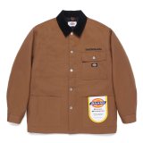 WACKO MARIA/DICKIES / COVERALL（BROWN）［カバーオール-24秋冬］