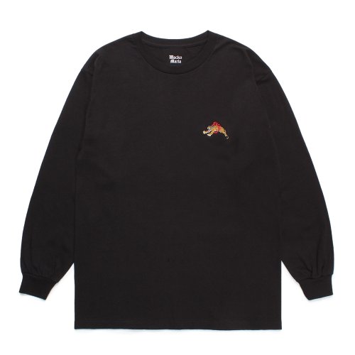 他の写真1: WACKO MARIA/TIM LEHI / LONG SLEEVE T-SHIRT（BLACK）［刺繍長袖T-24秋冬］