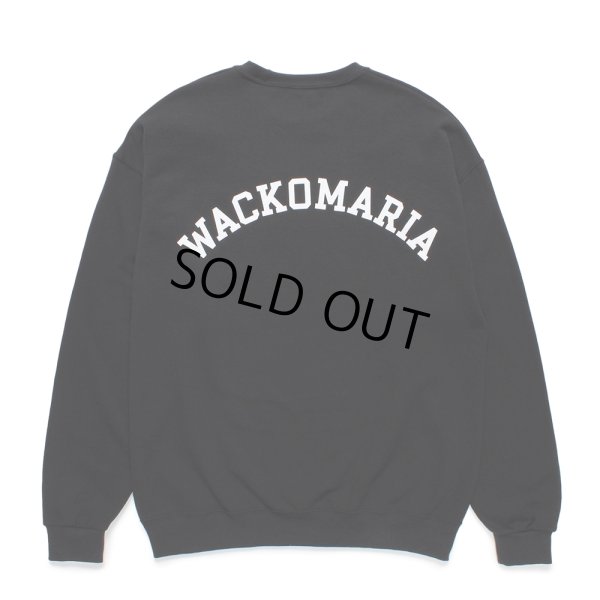 画像2: WACKO MARIA/TIM LEHI / SWEAT SHIRT（BLACK）［クルーネックスウェット-24秋冬］