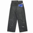 画像2: DAIRIKU/Super Damage Wide Denim Pants（Black）［スーパーダメージワイドデニムパンツ-24秋冬］ (2)