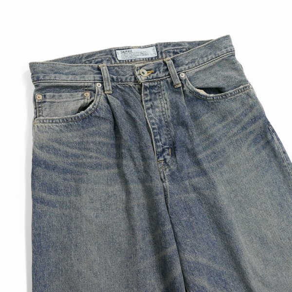 画像3: DAIRIKU/"Wide" Vintage Denim Pants（Indigo）［"ワイド"ヴィンテージデニムパンツ-24秋冬］