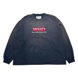 DAIRIKU/"WHO" Vintage Theme Tee（Vintage Navy）［ヴィンテージテーマ長袖T-24秋冬］