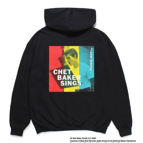 他の写真2: WACKO MARIA/CHET BAKER / HOODED SWEAT SHIRT（BLACK）［プルオーバーパーカー-24秋冬］