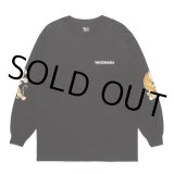 WACKO MARIA/TIM LEHI / LONG SLEEVE T-SHIRT（BLACK）［プリント長袖T-24秋冬］