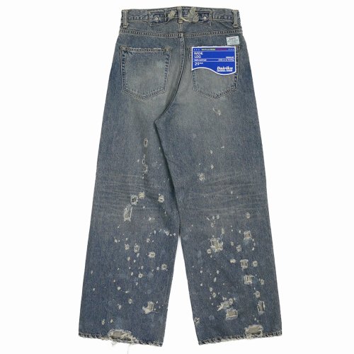 他の写真2: DAIRIKU/Super Damage Wide Denim Pants（Indigo）［スーパーダメージワイドデニムパンツ-24秋冬］