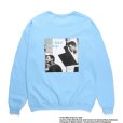 画像1: WACKO MARIA/CHET BAKER / SWEAT SHIRT（BLUE）［クルーネックスウェット-24秋冬］ (1)