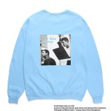 WACKO MARIA/CHET BAKER / SWEAT SHIRT（BLUE）［クルーネックスウェット-24秋冬］