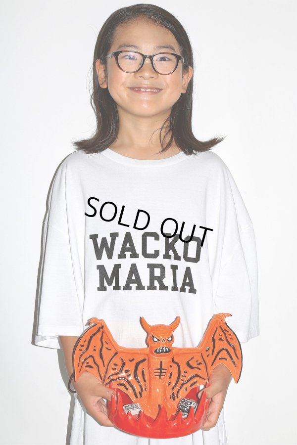 画像2: WACKO MARIA/WASHED HEAVY WEIGHT T-SHIRT（WHITE）［プリントT-24秋冬］