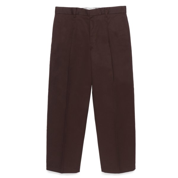 画像2: WACKO MARIA/DICKIES / PLEATED TROUSERS（BROWN）［ワンタックトラウザース-24秋冬］