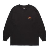 WACKO MARIA/TIM LEHI / LONG SLEEVE T-SHIRT（BLACK）［刺繍長袖T-24秋冬］