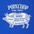 画像4: PORKCHOP/PORK BACK L/S TEE（ROYAL）［プリント長袖T-24秋冬］