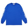 画像2: PORKCHOP/PORK BACK L/S TEE（ROYAL）［プリント長袖T-24秋冬］ (2)