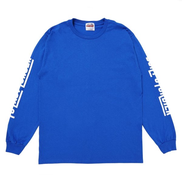 画像2: PORKCHOP/PORK BACK L/S TEE（ROYAL）［プリント長袖T-24秋冬］