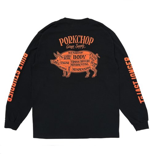 他の写真2: PORKCHOP/PORK BACK L/S TEE（BLACK）［プリント長袖T-24秋冬］