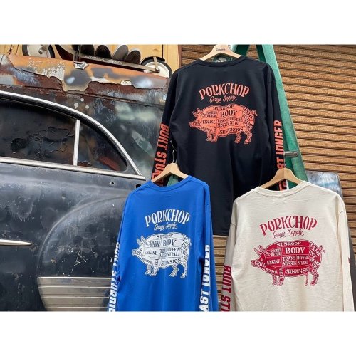 他の写真3: PORKCHOP/PORK BACK L/S TEE（ROYAL）［プリント長袖T-24秋冬］