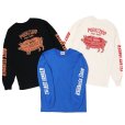 画像7: PORKCHOP/PORK BACK L/S TEE（BLACK）［プリント長袖T-24秋冬］