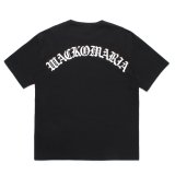 WACKO MARIA/WASHED HEAVY WEIGHT T-SHIRT（BLACK）［プリントT-24秋冬］