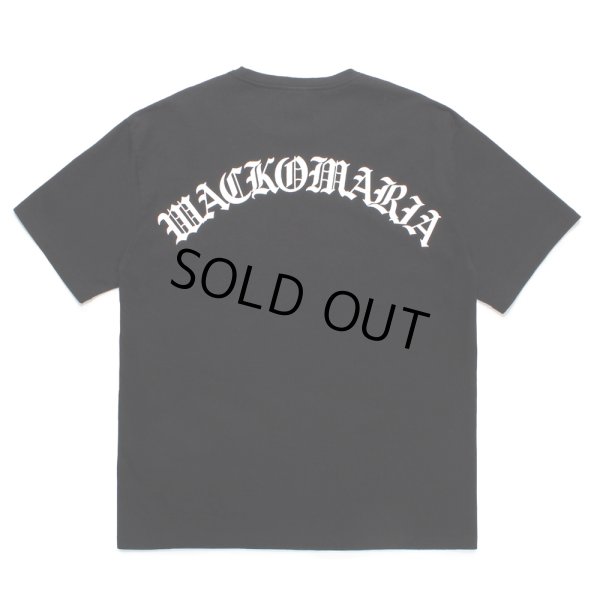 画像1: WACKO MARIA/WASHED HEAVY WEIGHT T-SHIRT（BLACK）［プリントT-24秋冬］