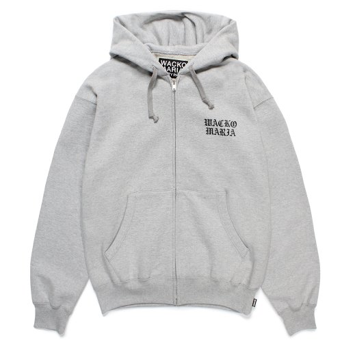 他の写真1: WACKO MARIA/HEAVY WEIGHT ZIP HOODED SWEAT SHIRT（GRAY）［ジップアップパーカー-24秋冬］