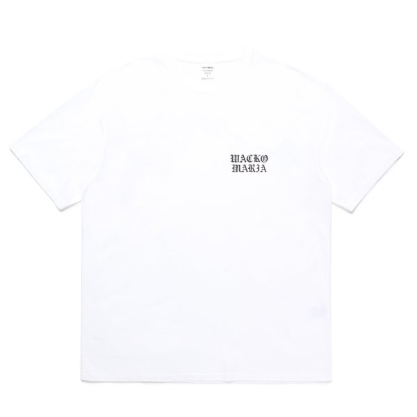 画像2: WACKO MARIA/WASHED HEAVY WEIGHT T-SHIRT（WHITE）［プリントT-24秋冬］