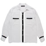 WACKO MARIA/SWITCHING 50'S OPEN COLLAR SHIRT（GRAY）［スイッチング50'Sオープンカラーシャツ-24秋冬］