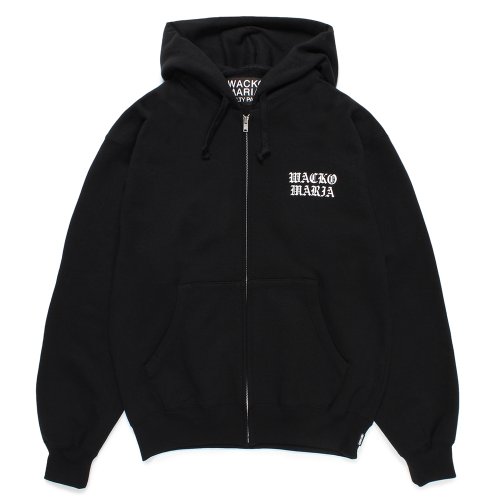 他の写真1: WACKO MARIA/HEAVY WEIGHT ZIP HOODED SWEAT SHIRT（BLACK）［ジップアップパーカー-24秋冬］