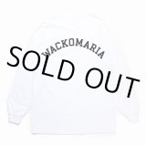 WACKO MARIA/LONG SLEEVE T-SHIRT（WHITE）［プリント長袖T-24秋冬］