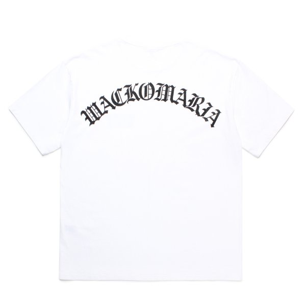 画像1: WACKO MARIA/WASHED HEAVY WEIGHT T-SHIRT（WHITE）［プリントT-24秋冬］