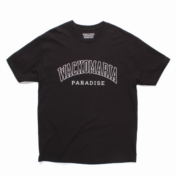 画像1: WACKO MARIA/T-SHIRT（BLACK）［プリントT-24秋冬］