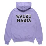 WACKO MARIA/HEAVY WEIGHT HOODED SWEAT SHIRT（PURPLE）［プルオーバーパーカー-24秋冬］