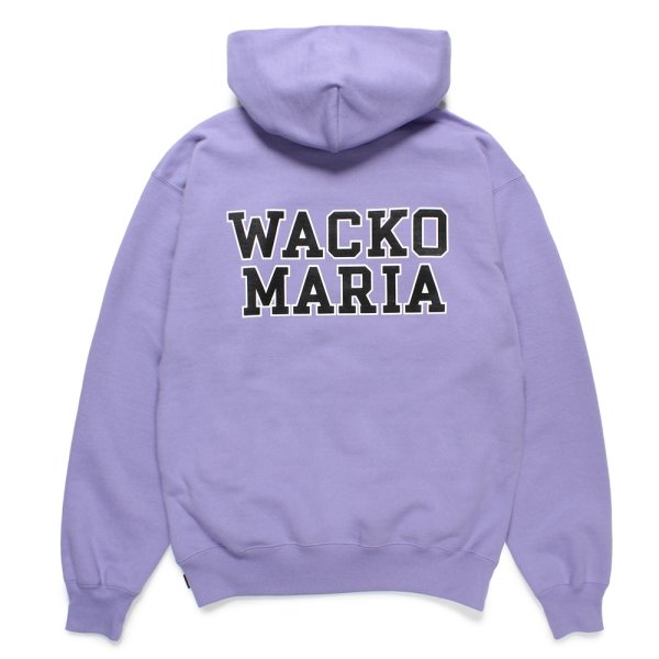 画像1: WACKO MARIA/HEAVY WEIGHT HOODED SWEAT SHIRT（PURPLE）［プルオーバーパーカー-24秋冬］