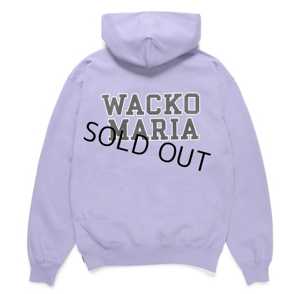 画像1: WACKO MARIA/HEAVY WEIGHT HOODED SWEAT SHIRT（PURPLE）［プルオーバーパーカー-24秋冬］