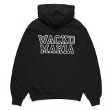 WACKO MARIA/HEAVY WEIGHT HOODED SWEAT SHIRT（BLACK）［プルオーバーパーカー-24秋冬］