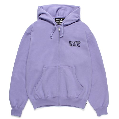 他の写真1: WACKO MARIA/HEAVY WEIGHT ZIP HOODED SWEAT SHIRT（PURPLE）［ジップアップパーカー-24秋冬］