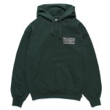 WACKO MARIA/HEAVY WEIGHT HOODED SWEAT SHIRT（GREEN）［プルオーバーパーカー-24秋冬］