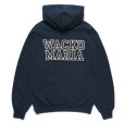 画像1: WACKO MARIA/HEAVY WEIGHT HOODED SWEAT SHIRT（NAVY）［プルオーバーパーカー-24秋冬］ (1)