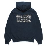 WACKO MARIA/HEAVY WEIGHT HOODED SWEAT SHIRT（NAVY）［プルオーバーパーカー-24秋冬］