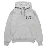 WACKO MARIA/HEAVY WEIGHT HOODED SWEAT SHIRT（GRAY）［プルオーバーパーカー-24秋冬］