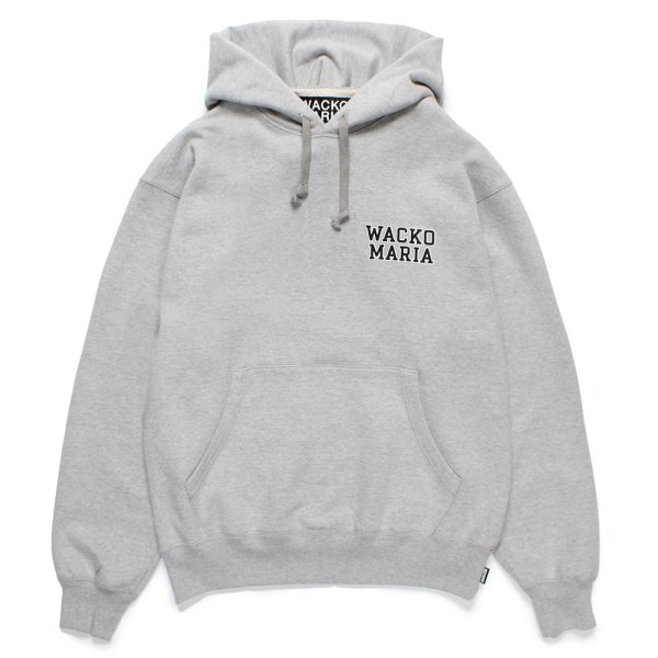 画像1: WACKO MARIA/HEAVY WEIGHT HOODED SWEAT SHIRT（GRAY）［プルオーバーパーカー-24秋冬］