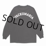 WACKO MARIA/LONG SLEEVE T-SHIRT（BLACK）［プリント長袖T-24秋冬］